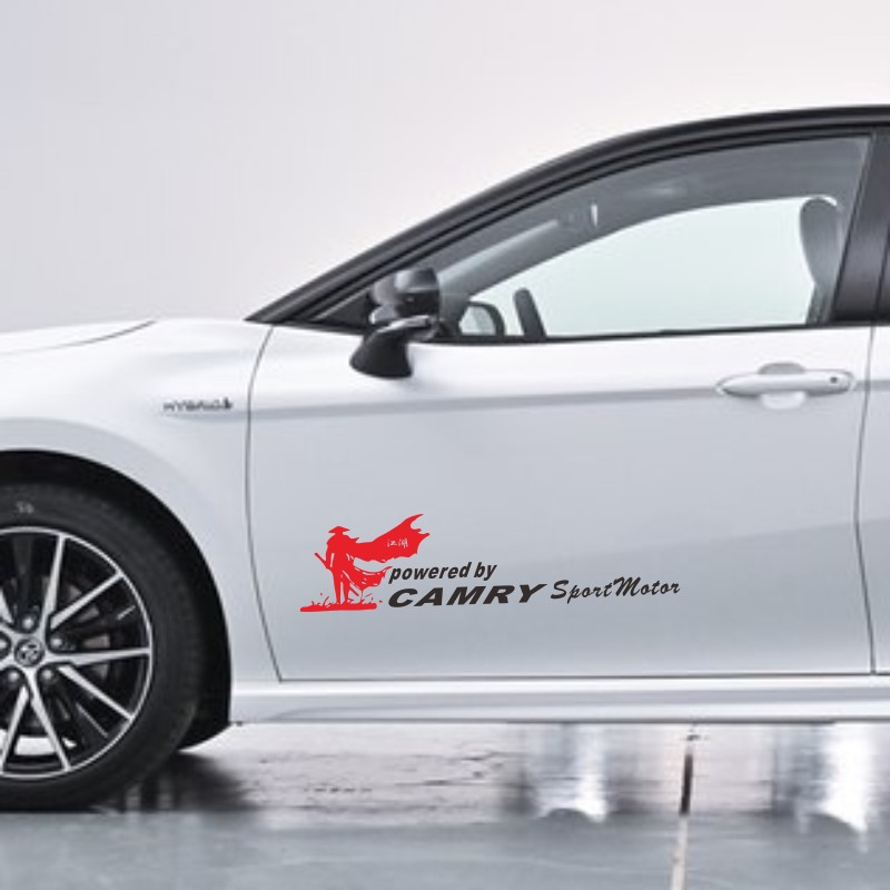 Suitable for Toyota Camry side door paste modified door exterior decorative car body pull flower scratch paste