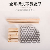 Cat sucker hammock trampoline cat nest pet toy four-corner solid wood trampoline hammock cat hammock hanging nest chinchin