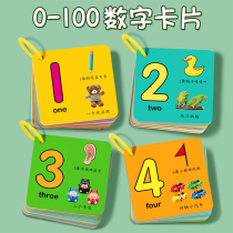 Digital Card 1 to 100 Kindergarten Teaching Gimmons Childrens Toys Baby Numbers Early Education Children Recognition Gods