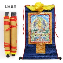 Buddhist supplies Tibet Thangka Buddha Hall Decoration Supplies Shop Cai Cai Tianwang Thangka Buddha Statue