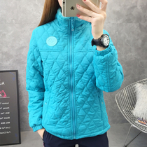 New Outdoor Womens fleece warm jacket autumn and winter cardigan stand collar cotton jacket plus velvet breathable mountaineering clothing men and women