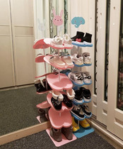 Baby shoe rack cartoon animal Three-dimensional childrens shoe rack floor shoes storage cute children birthday gifts