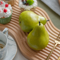 Simulation fruit decoration fake pear gourmet shooting props Sydney kitchen model room soft decoration dessert scene layout