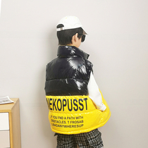 Papaya Juice Boys Vest 2021 Winter New Tong Childrens Vest Childrens Down Coat Coat 18033