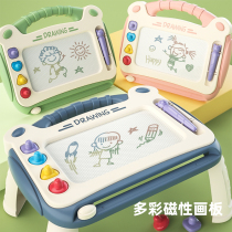 Childrens erasable magnetic drawing board Home drawing board Childrens baby writing board Color graffiti board baby painting screen