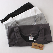 Long Hong Kong Taiwan handsome T size small size high quality high end wear long without bandage cotton chest vest