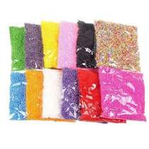 Rainbow Assorted Colors Mini Foam Balls Beads Styrofoam