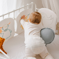 Nest Designs Baby bed cover Organic cotton Anti-collision baby protective cover Fall-proof cotton soft bag Universal