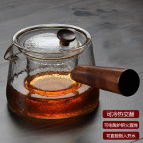 Teapot glass electric pottery stove cooking teapot home set high temperature tea maker thickened steamed tea boiled water filter tea set