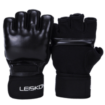 leiskon Boxing Gloves Children Boxing Gloves Half Finger MMA Boxing Gloves Sanda Sandbag Gloves