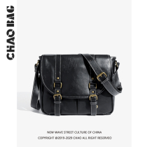 Men Flip Mailbag Retro Cortex Reclining Satchel Bag 2021 New Large Capacity Business Single Shoulder Bag Cambridge Bag Tide