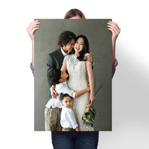 Development of large-size photo photography family photo wedding photo enlarged printing art micro-spray printing