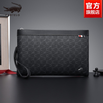Crocodile Mens Hand Grab Bag 2021 New Light Lavish Zero Money Clips Upscale Luxury Hands Wristband Envelope Packet Tide