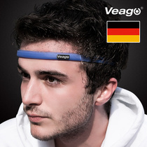 German imports VEGO silicone guide Khan with men running perspiration sports head with sweat-stop gym hair band Men and women