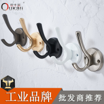 Punch-free wardrobe Wall Wall Wall door rear hook entrance door hanging clothes mop adhesive hook hook coat hook