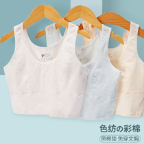 Girls underwear development period thin childrens vest Primary School students Junior High School adolescent girls Big Children girl bra summer