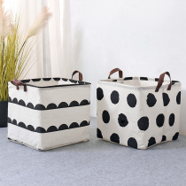 Wardrobe fabric storage box Finishing bag Large toy finishing box Dormitory clothes without cover finishing box receiving frame