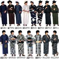 Japanese traditional mens kimono bathrobe pajamas sparks Assembly samurai model Japanese home uniform kimono with belt