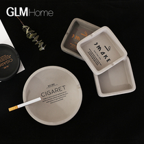 ins wind cement ashtrays Home Nordic Creative minimalist Personality Trends Bar Restaurant Living-room Fashion Smoke Cylinders