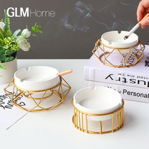 Nordic Ins Wind Ceramic Ashtrays Creativity Personality Trend Home Living Room Office Desktop Decoration Small Pendulum