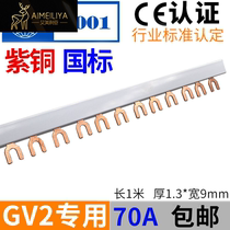 Electrical bus GV2 GB copper 3P type connection copper row NS2 motor protection circuit breaker wiring block