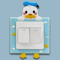 Cartoon Night Light Creative Switch Stick Protective Sleeve Modern Minimun Light Switch 3d Cubist Home Deco Nordic Cartoon