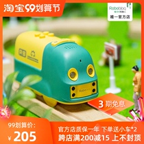 Magic Locke magic puzzle multifunctional small locomotive 3 years old 4 boys programming Enlightenment children toy rail car