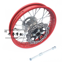 Apollo Xiaogao cross-country motorcycle accessories disc brake wheels front and rear 90 100-14 inch steel ring 300-12