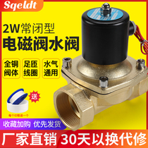 Pneumatic solenoid control valve 220V normally closed water valve valve 24v electronically controlled switch valve electric valve electric valve drain water valve