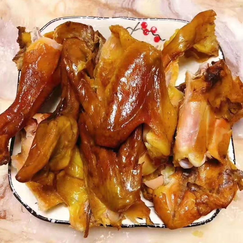 Wind-dried chicken salty hand tear chicken farmers home-made chicken chicken Shandong special annual goods cooked ready-to-eat