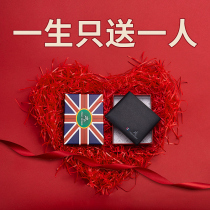 British Official Flagship Store Paul Wallet Men Genuine Leather Fashion Gift Short Money Clip Young Leather Wallet