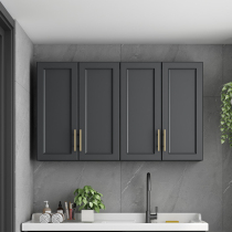 Space aluminum mirror cabinet wall-mounted bathroom mirror storage integrated Cabinet rack wall-mounted balcony hanging cabinet balcony