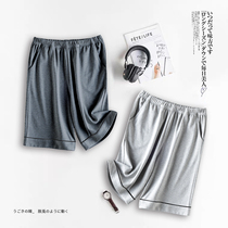 Pure Cotton Sleeping Pants Mens Summer Thin Shorts Pants 50% Pants Loose Big Code Home Pants Home Summer Fashion Outwear