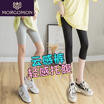 MORGOMOMON Pregnant women wear five-point pants summer wear five-point pants summer anti-walking shorts ZW0526