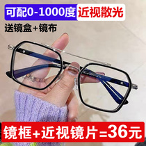 Blue astigmatism myopia glasses men 100 150 200 650 700 800 900 950 with a 1000-degree overview