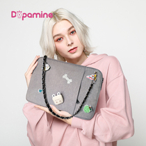 Notebook bag female computer bag 14 inch 13 3 inch 15 6 inch cute girl heart messenger cute waterproof shock absorption