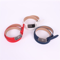 Day single retro old buckle golf belt men and womens all-purpose belt free cutting