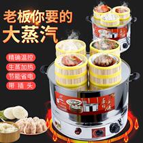 Xiaolang Bao Steamer Commercial Steamed Boot Machine Small Machine Steamed Dumpling Steamer Desktop Electric Electric Heating Breakfast Steamer