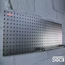 SGCB new grid tool hanging plate hole plate multi-function hanging plate square plate hole adhesive hook tool display rack