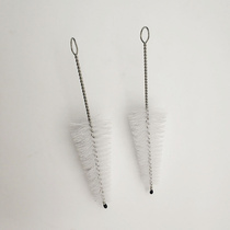 Professional flagship store small mouth cleaning brush wind instrument mouthpiece brush white (2 pack) wind white