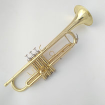 Professional flagship store electrophoresis gold trumpet flat B- key brass instrument beginners play trumpet instrument wind instrument