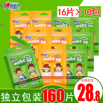 Heart print wet wipes refreshing health wet paper towel independent pack 10 packs 160 pieces heart print wet toilet paper wholesale