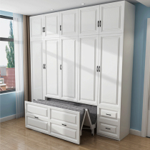 Folding bed wardrobe integrated multi-functional combination study invisible bed small family home space lunch break pull bed
