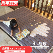 Thickened baby climbing mat non-slip non-toxic and tasteless childrens floor mat game blanket foldable living room baby climbing mat