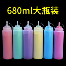 Color running powder rainbow running corn starch road running street shooting children color powder white color powder bottle powder