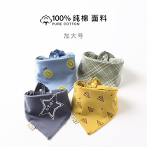 Triangle Towel Pure Cotton Baby Baby Scarves boy handsome giri bib Number of round neck Children surrounding mouth Absorbent Water Towel