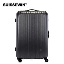 Swiss army knife SUISSEWIN silent universal wheel suitcase mens and womens 20-inch large capacity matte trolley case