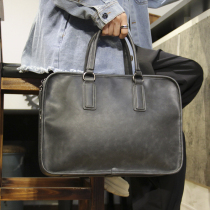 2121 new office men handbag single shoulder inclined satchel fashion trend computer briefcase large capacity handbag