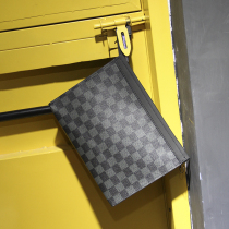 Hand Grab Bag Handbags 2022 New Fashion Trends Mens Bag Plaid Casual Business Briefcase File Package Letter Enveloping