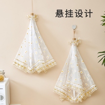 Household foldable food cover multifunctional kitchen anti-fly cover dining table cover cage hipster steel wire dustproof table cover